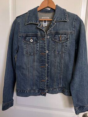 Vintage Gap Denim Stretch Jean Jacket Women's Size Medium 90s Y2K